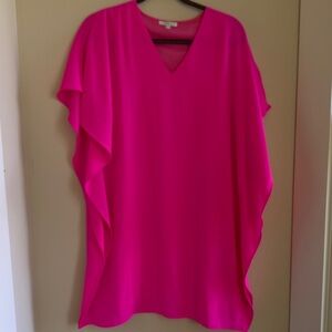 Boutique flowy bright pink dress